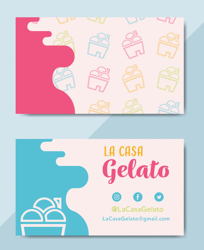 La Casa Gelato: Brand &amp; Identity - Study Project