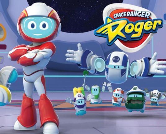 Space Ranger Roger: Logo, Marketing Image &amp; Paint Over