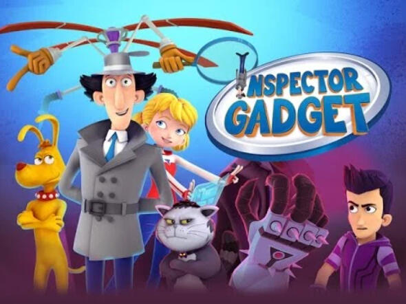 Inspector Gadget: Logo Concepts, Marketing Image &amp; Paintover