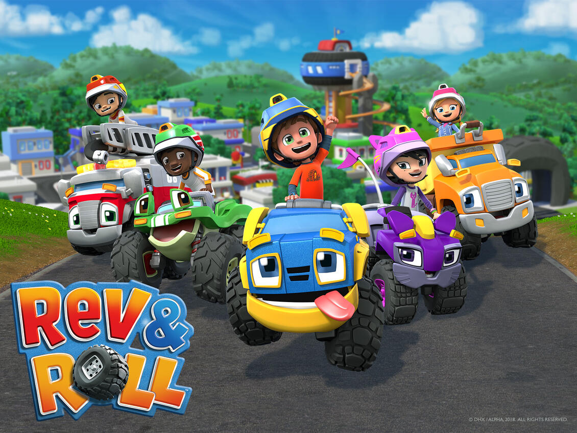 Rev &amp; Roll: Logo Concepts, Pitch Deck, Still Paintover