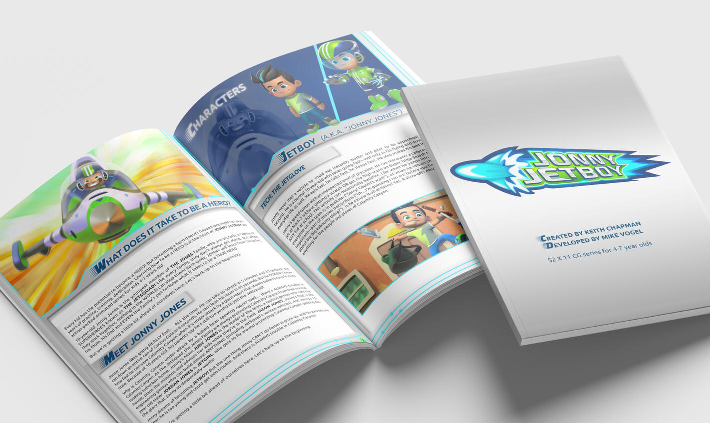 DHX Media: Jonny Jetboy - Pitch Deck & Logo Concepts