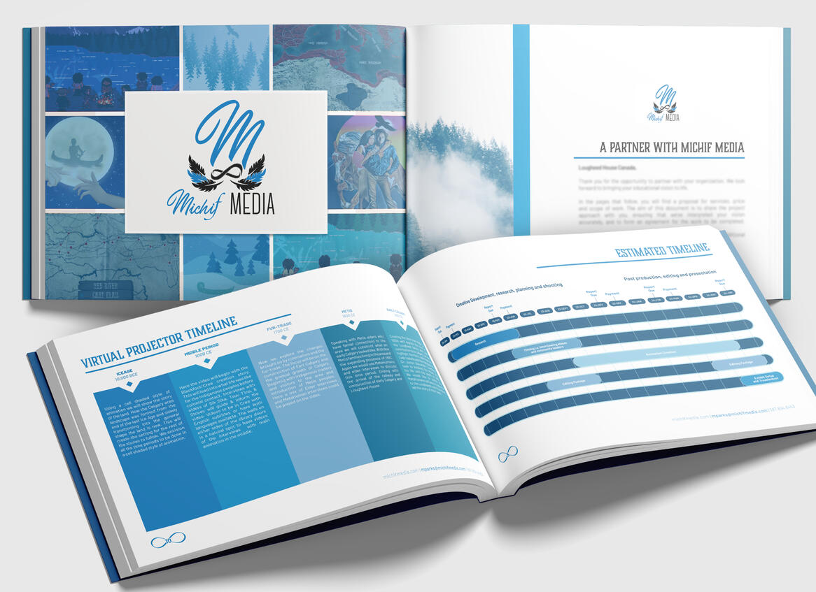 Freelance: Michif Media - Pitch Deck & Publication