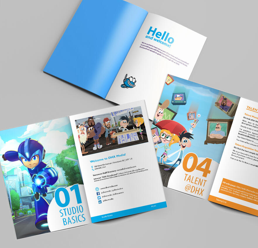DHX Media: Employee Handbook - cover and interior