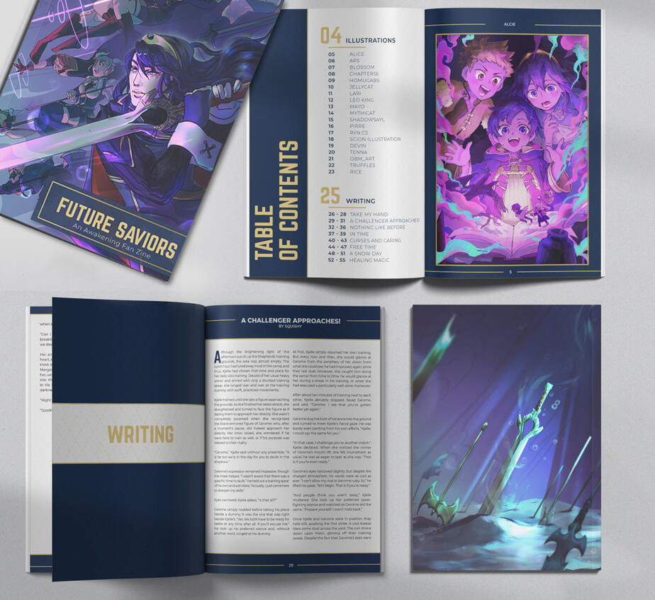 Freelance: Future Saviors Zine - Cover &amp; Interior