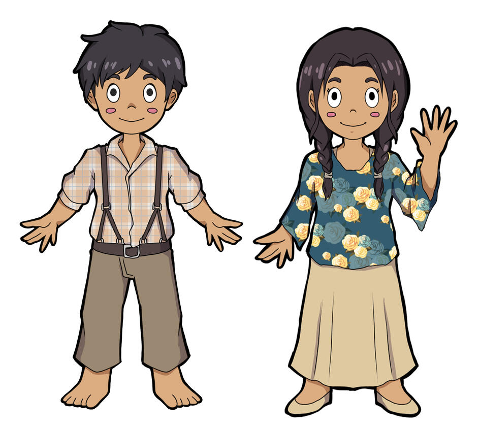 Michif Meda: Characters